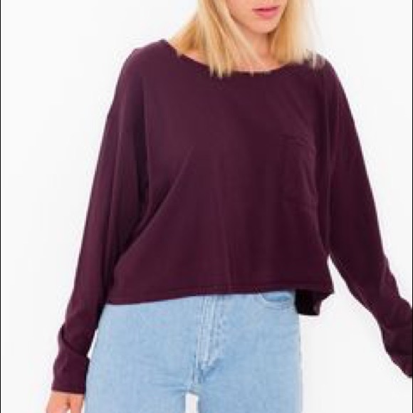 American Apparel Tops - American Apparel Long Sleeve Pocket Tee American Apparel Tops - American Apparel Long Sleeve Pocket Tee